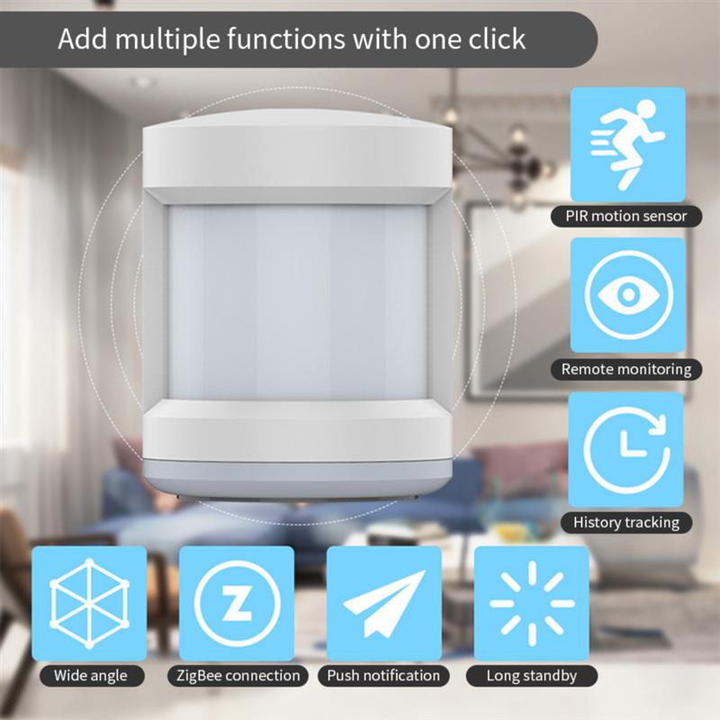 Smart Motion Sensor Wifi Draadloze Automatische Beveiliging Alarm Tuya App Controle Thuis Motion Detector
