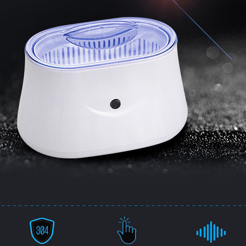 650ml Ultrasonic Cleaner Jewelry Stainless Steel Watch Watches Cleaning Machine