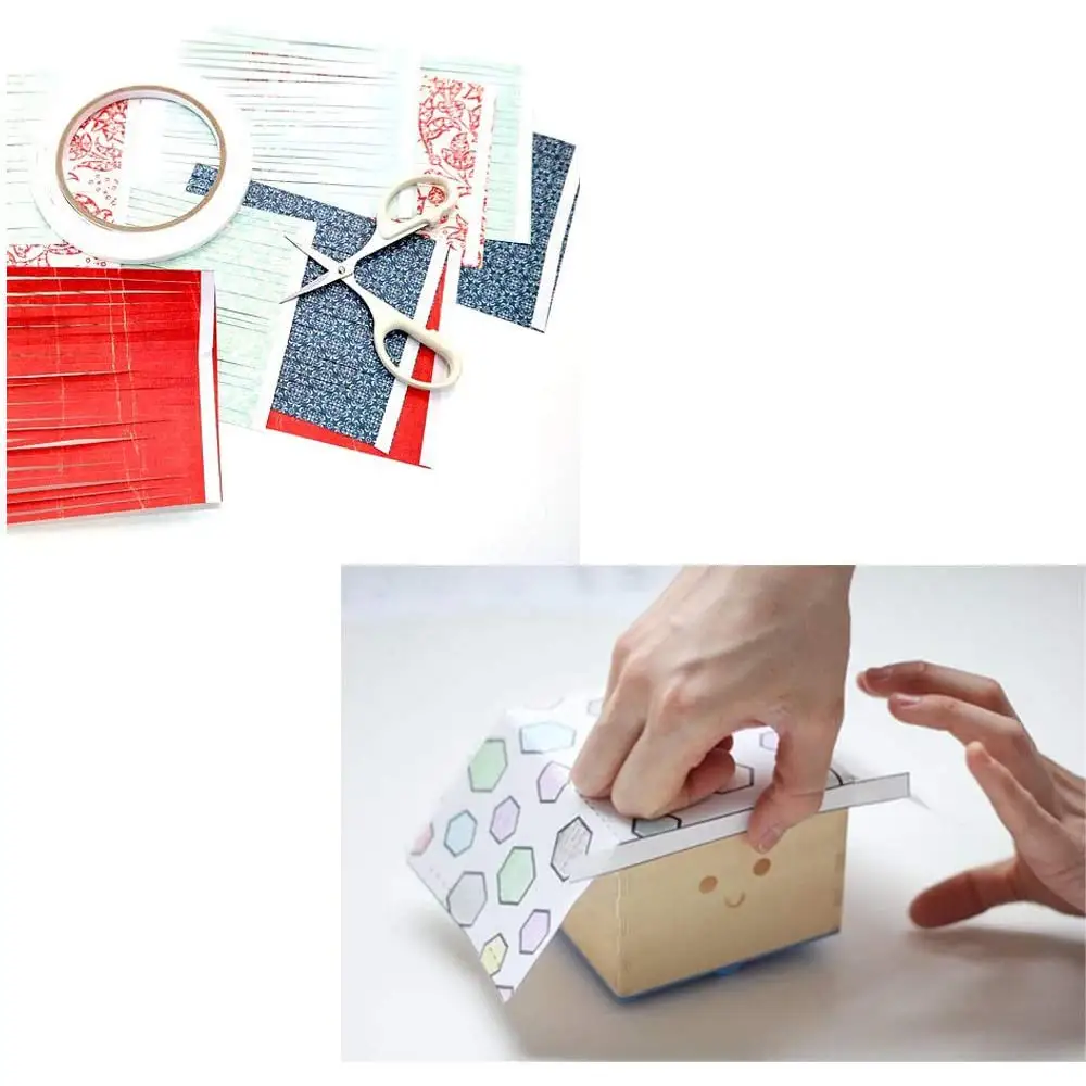 Nastro adesivo biadesivo da 2 pezzi per fotografia artigianale, scrapbooking, creazione di carte, confezioni regalo, timbro, arti fai da te, forniture per la casa