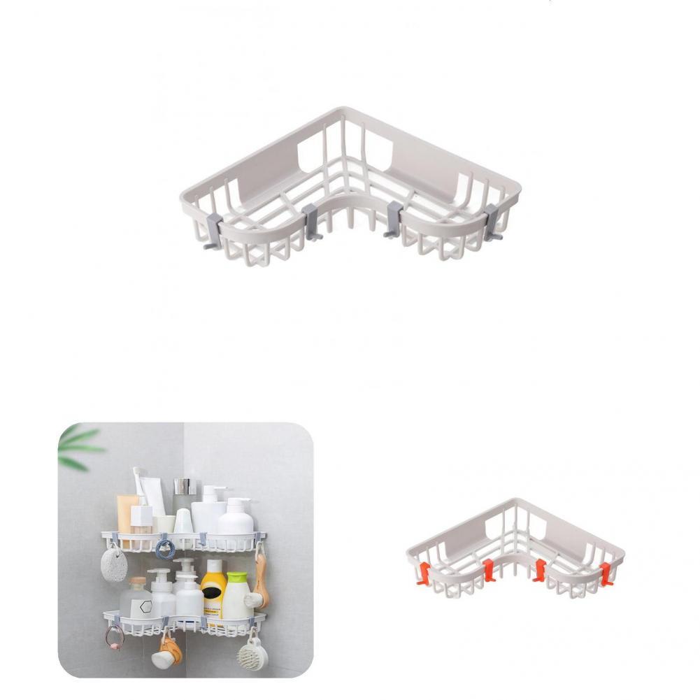 Étagère de douche d&#39;angle Durable et , étagère de douche à bord arrondi, support de salle de bain