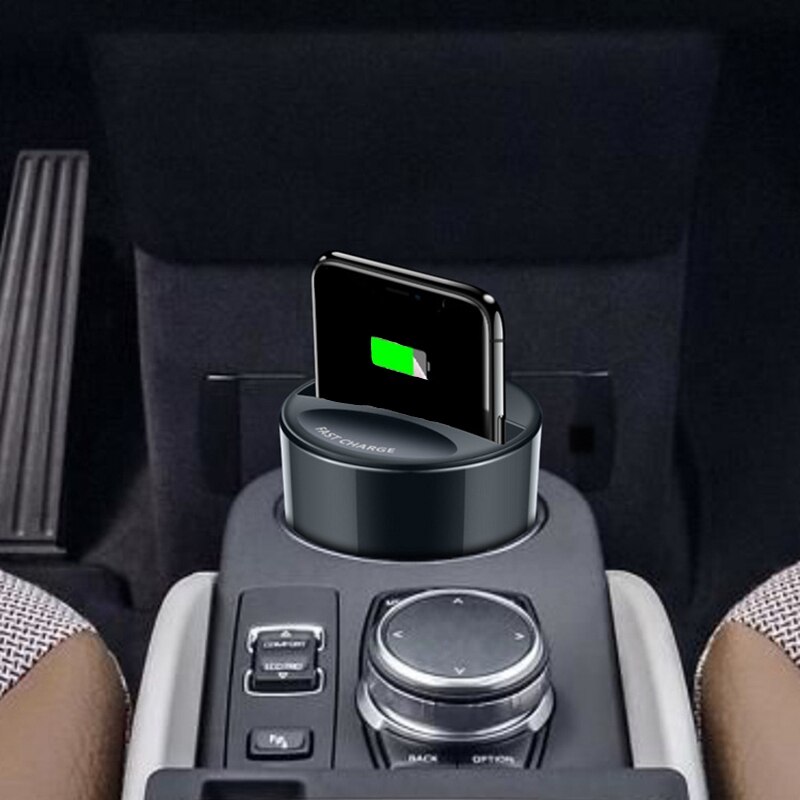 Snelle Draadloze Oplader Autolader Cup Auto Charger Bracket 3-In-1 Draadloze Oplader