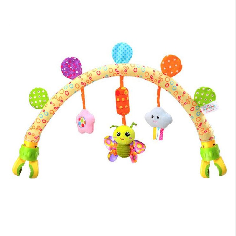 Mooie Baby Wieg Zetel Cot Opknoping Speelgoed Wieg Mobiele Wandelwagen Opknoping Zachte Pluche Rammelaars Ring Bel Educatief Baby Speelgoed M0036: D