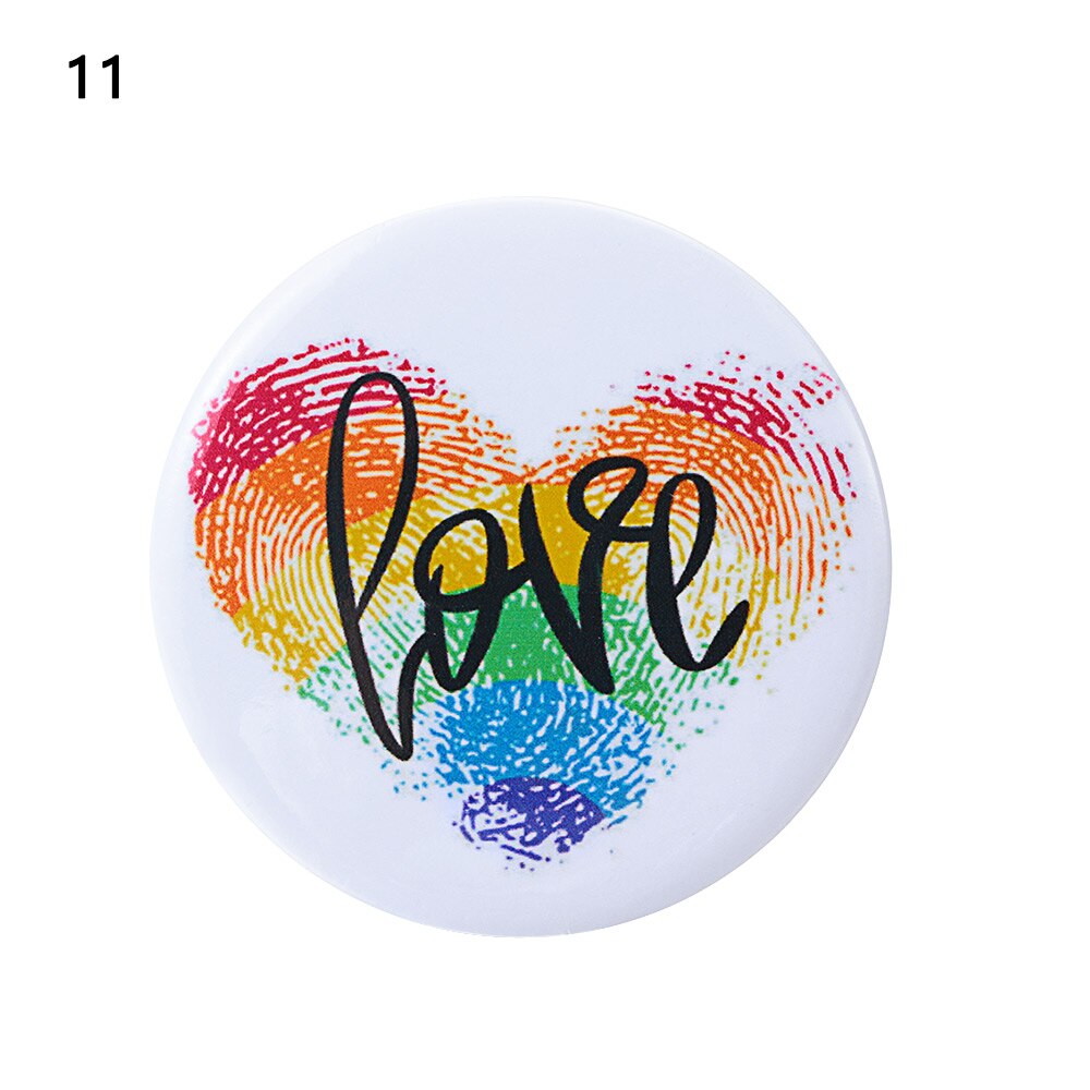 1Pc soutien Gay lesbien bisexuel transgenre symbole broche fierté arc-en-ciel drapeau fer-blanc Badge icônes broche bijoux accessoires