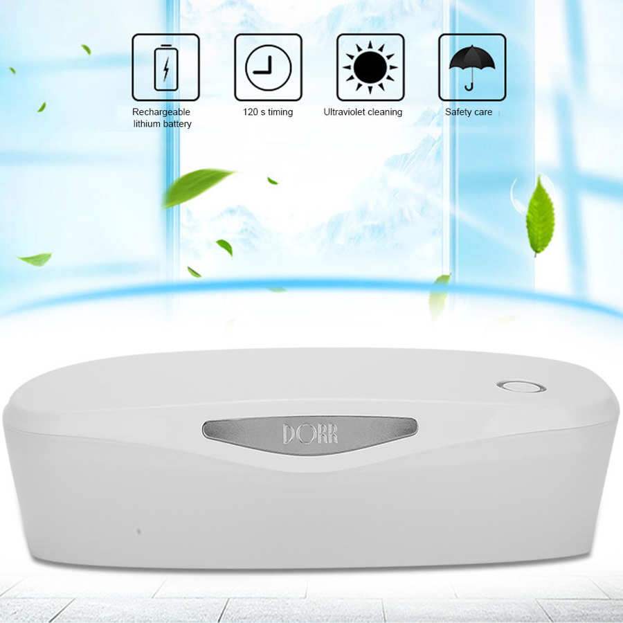 Multi-Functional 120s Intelligent Timing UV Box Ultraviolet Light Cleaning Box Rechargeable Lithium Battery With Led Prompt Ligh