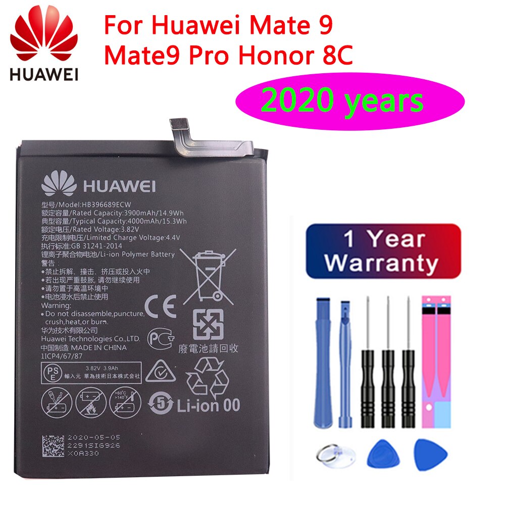 for HuaWei Battery For Huawei Honor 7 9 P9 P10 P8 Lite For Mate 8 9 10 Pro P20 Pro Nova 2 Plus honor 8 5C 7C 7A battery: HB396689ECW