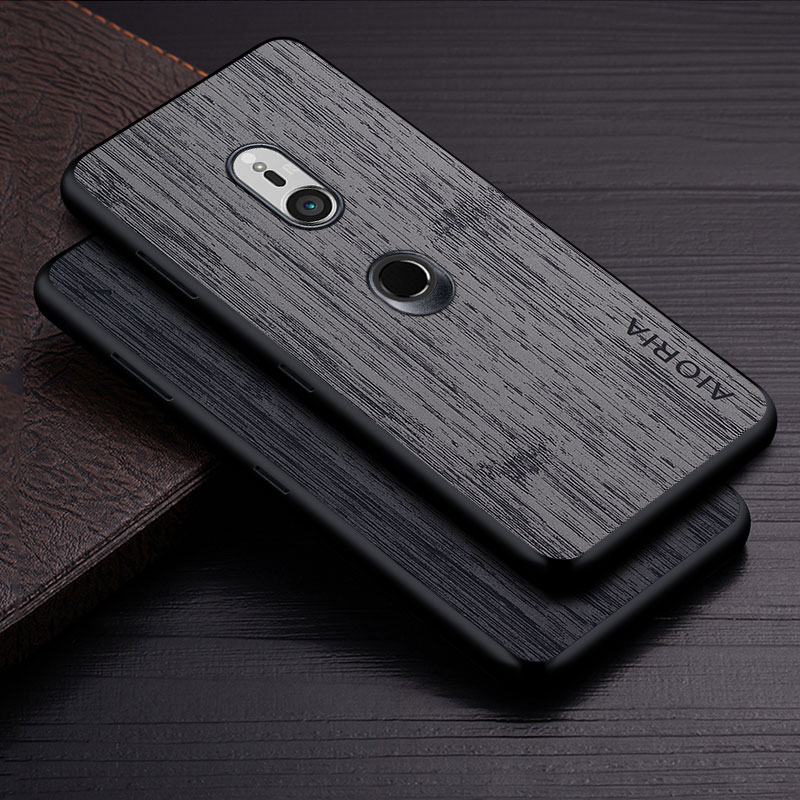 Case Voor Sony Xperia XZ3 Funda Bamboe Hout Patroon Lederen Skin Telefoon Cover Luxe Coque Voor Sony Xperia Xz3 Case capa