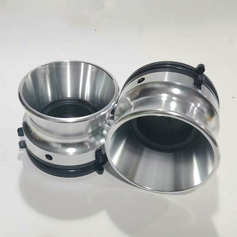 1 Pair Standard 1/4" Silver NAB Hub Adapters For Reel To Reel Tape Recorder: Silver