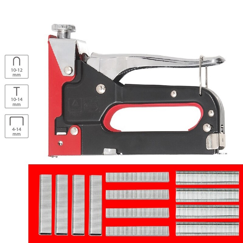 Nail Shooter for DIY Home Decor Furniture Stapler Manual Stapler with 600 Stapler