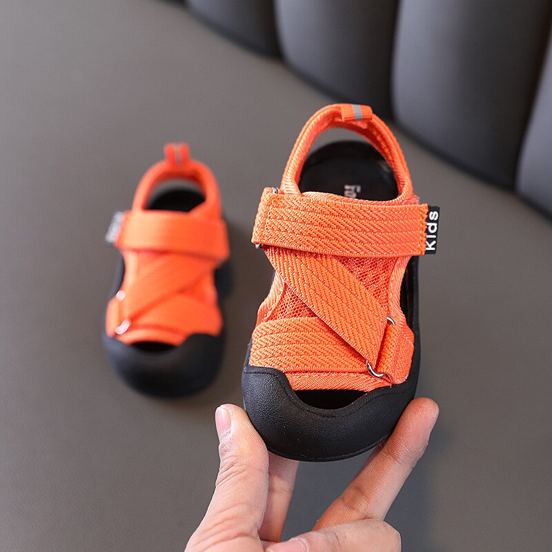 Summer Toddler Sandals Baby Girl Shoes Soft Bottom First Walkers Sport Boys Beach Sandals SXX002