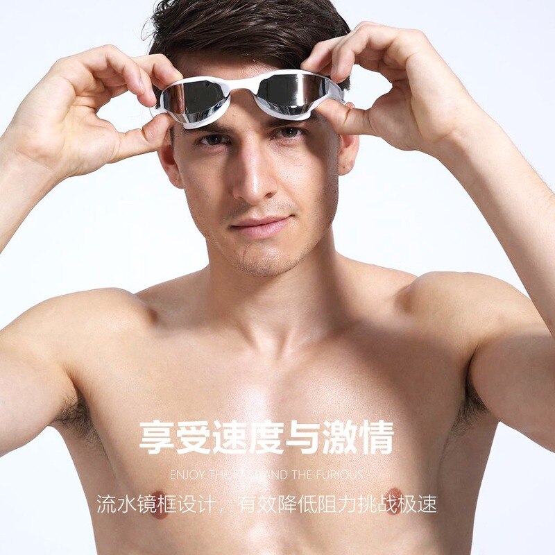 Zwembril op sterkte zwembril voor volwassenen waterdicht verstelbare bril op sterkte heren anticondens zwembril