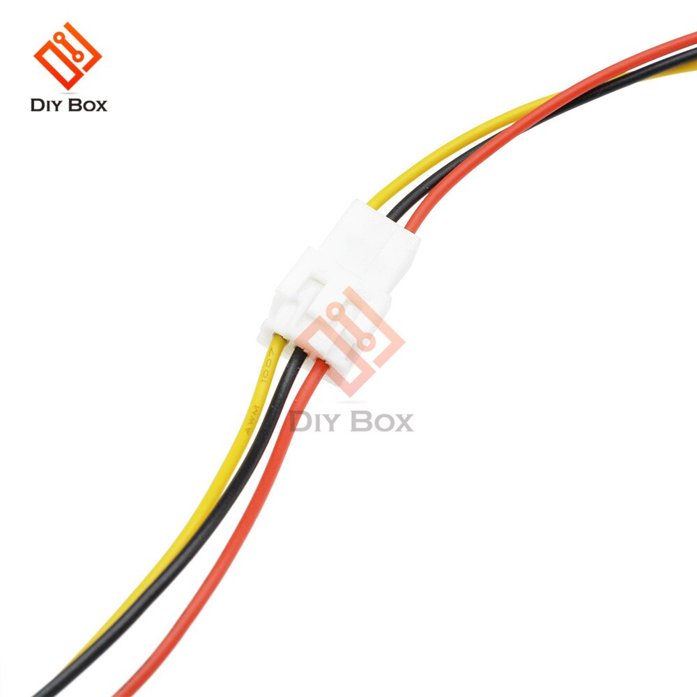 10Pairs 10cm 15cm 30cm SM 2Pin 3Pin Male to Female Connector Plug Cable JST Connector Terminal Wire for LED Strip Downlight: 3PIN 3mm 10cm