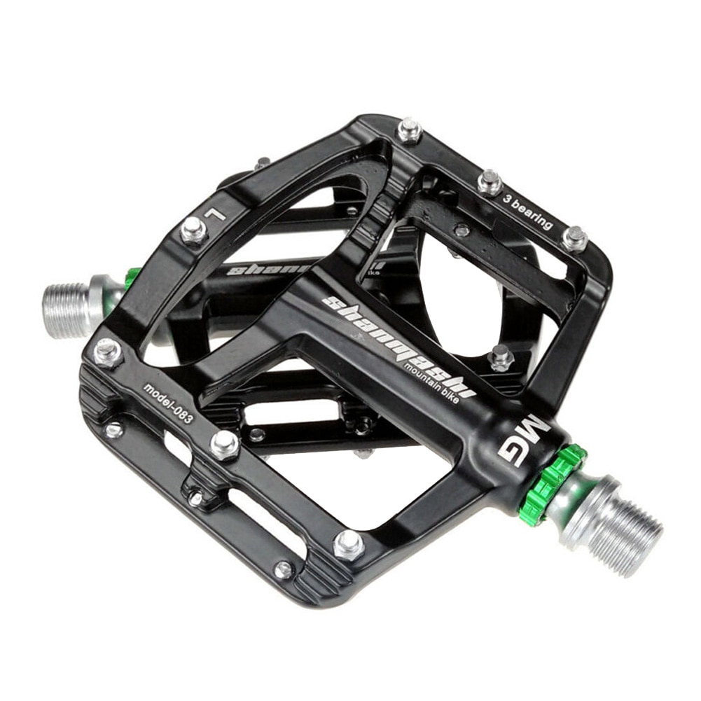 Paire De Pédales De Vélo Uxcell – Alliage Aluminium Noir – Axe 9/16 Pouce – Neuves