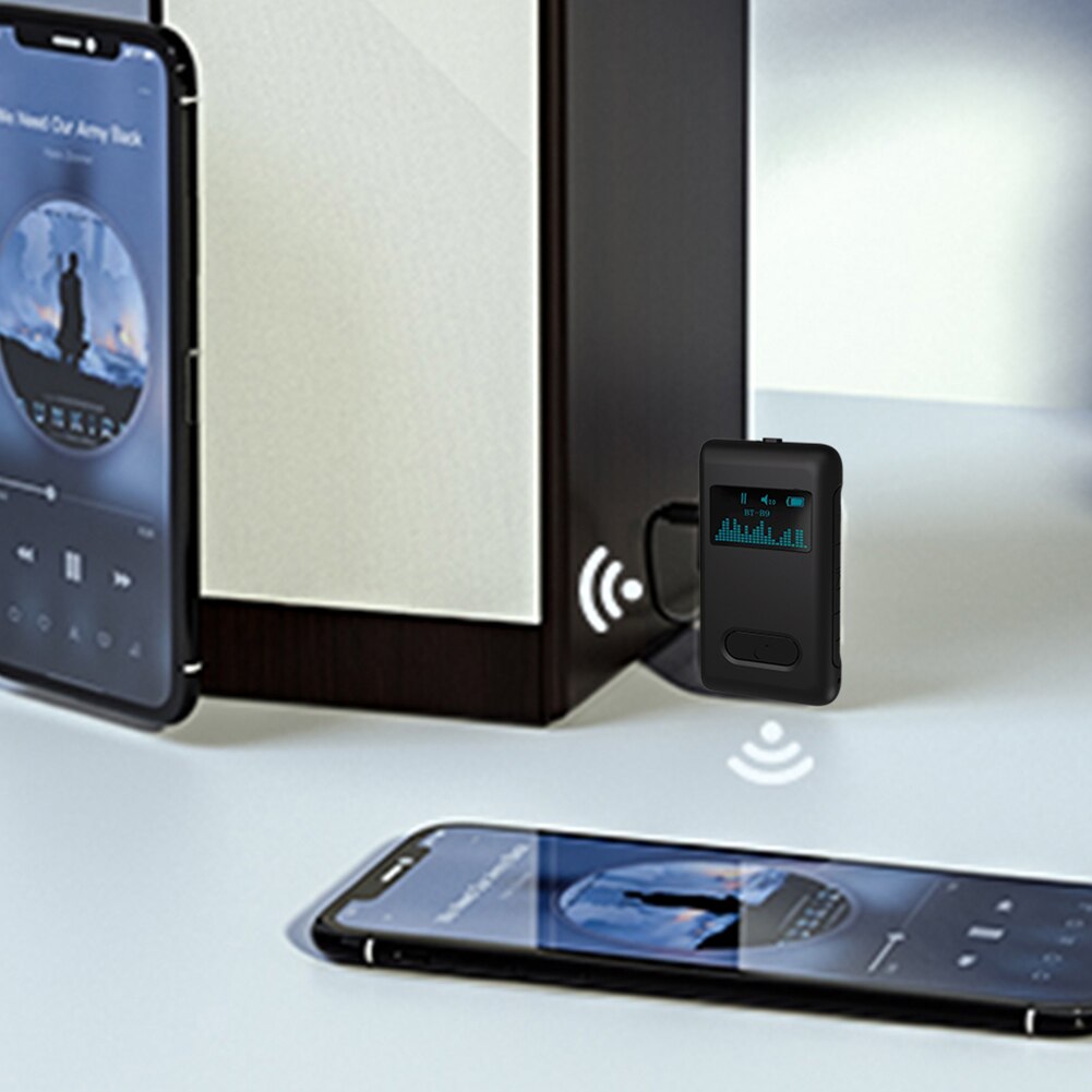 B9 audio-dongles , 3.5mm drahtlose adapter, 3.5mm bluetooth-adapter, 5.0 empfänger, oled-display, aux-stereo-freisprecheinrichtung
