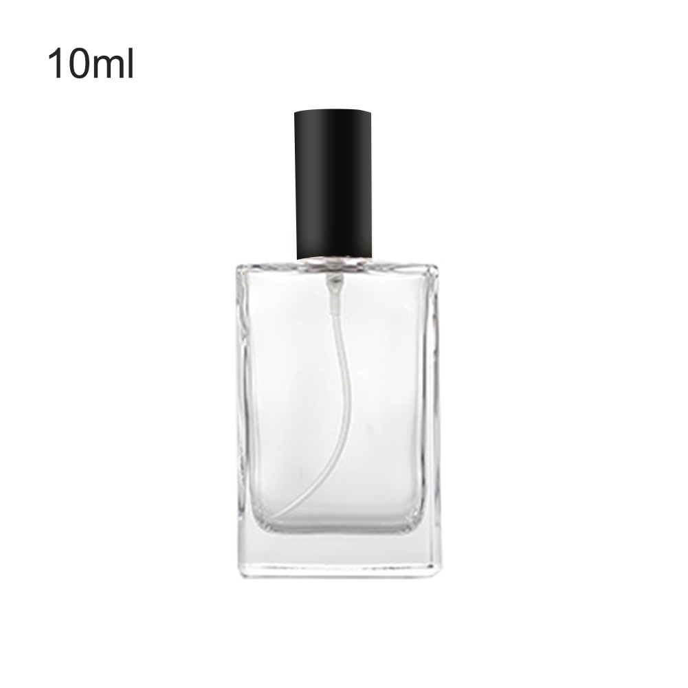 10ml tomme påfyllbare bærbare parfymeflasker travel glass spray atomizer gjennomsiktig parfymebeholder