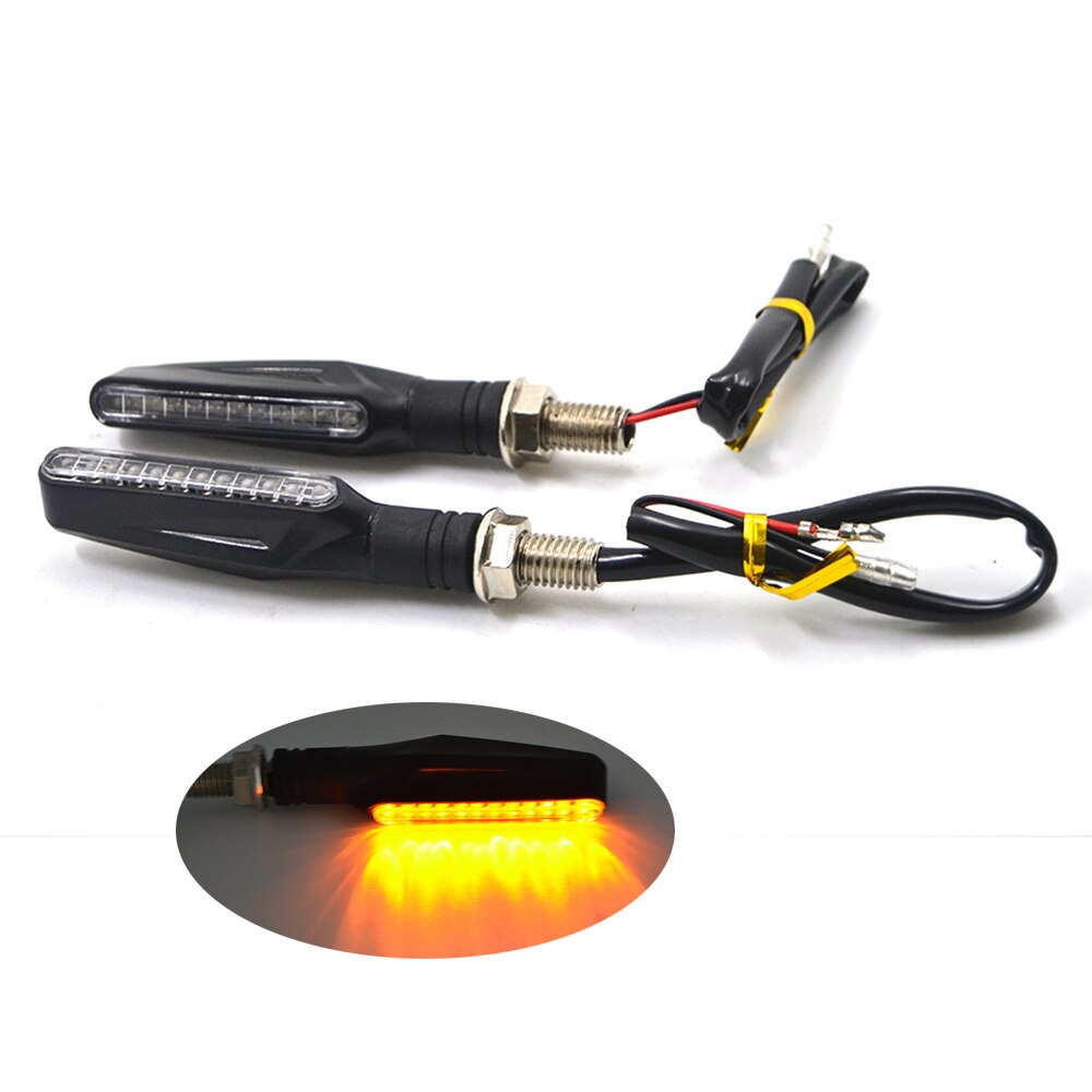 Led-richtingaanwijzers | 2 stuks motorfiets achter richtingaanwijzer
