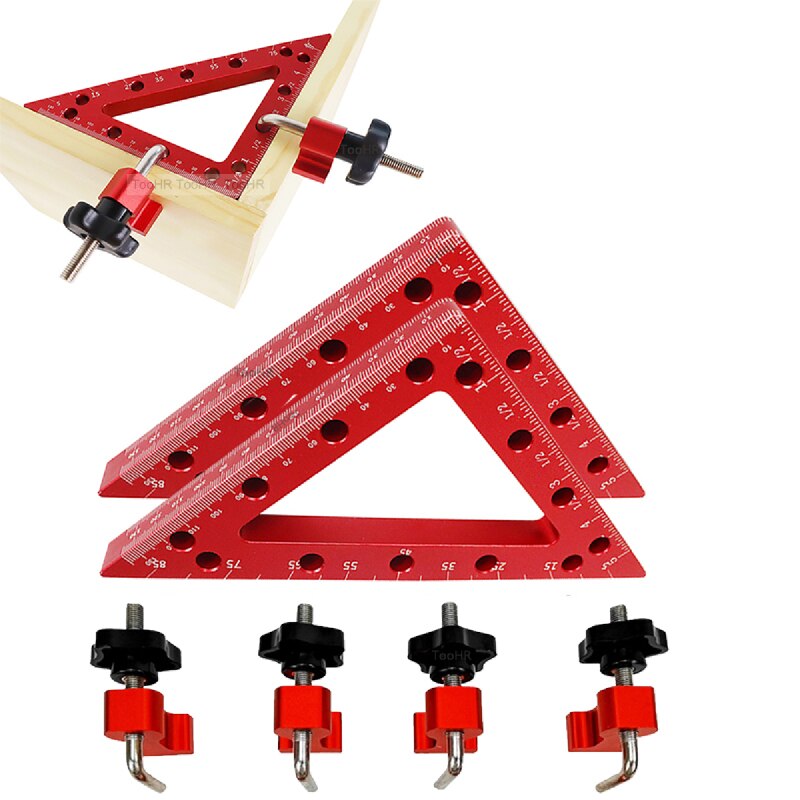Aluminum Alloy Corner Clamp 150mm 90 Degree Right Angle Clamp Splicing Board Positioning Panel Fixed Clip Woodworking Tool