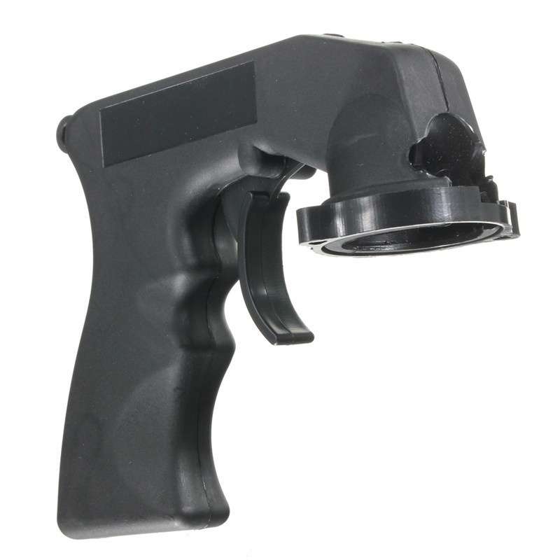 1pc bil styling aerosol sprayburk bärbart handtag avtryckare verktyg plast svart rött målarhandtag