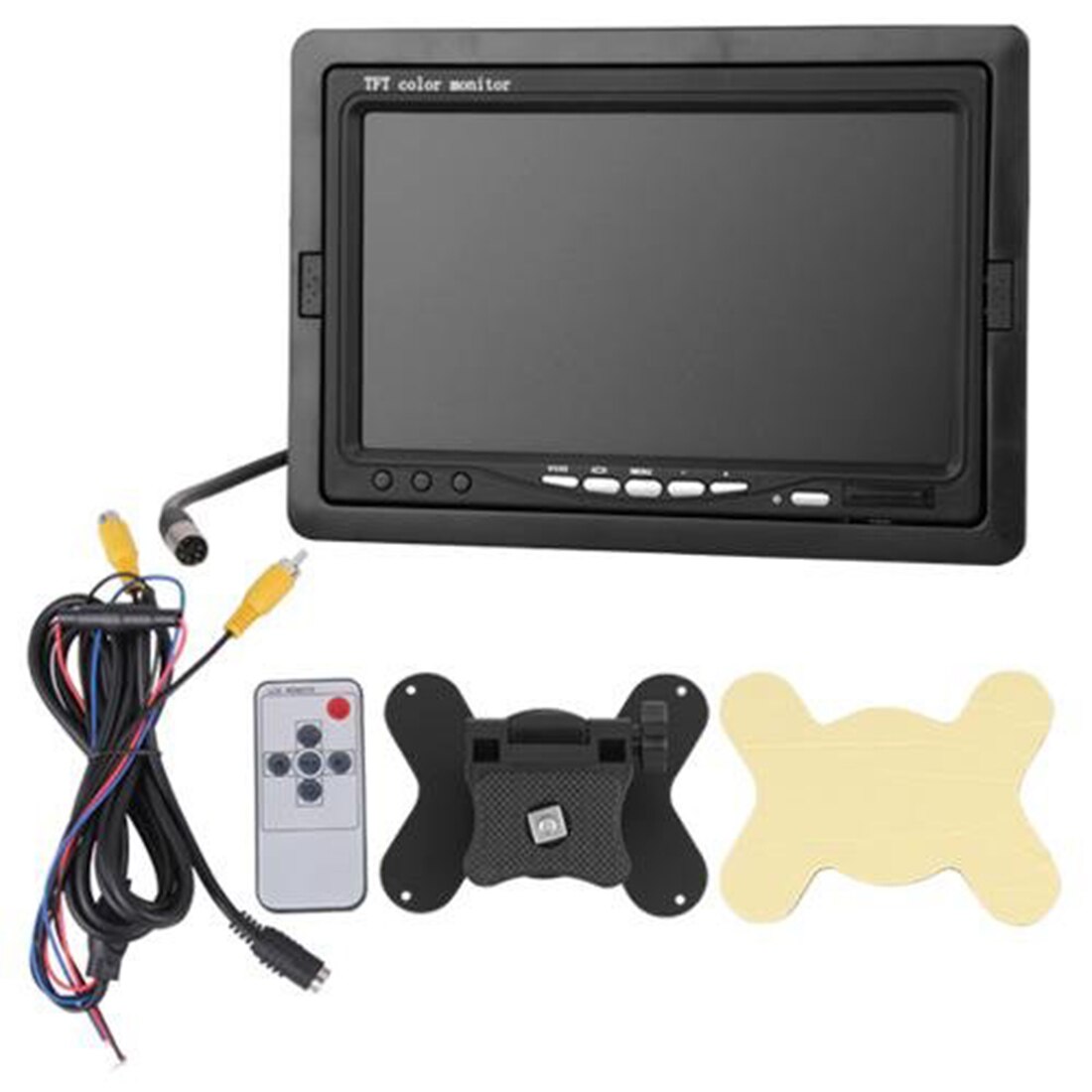 Marsnaska 7inch TFT LCD Car DVD Reverse Rear View Camera Monitor Backup Camera Monitor