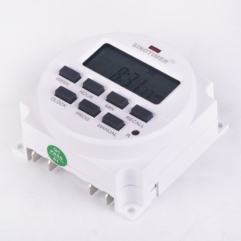 BIG LCD Digital 220V Programmable Timer Switch with Countdown Time Function