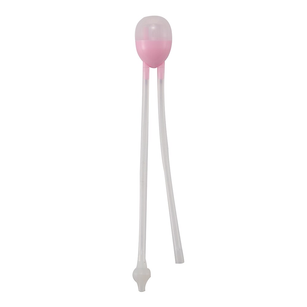 1pcs Safety Nose Cleaner Suction Device Newborn Baby Nasal Aspirator Anti Back Flow Infant Wash Your Nose Care Aspirator Tool: Pink