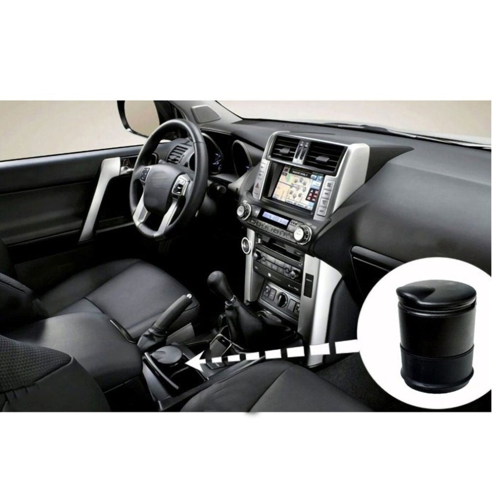Auto asbak auto interieur accessoires auto led met licht hoge temperatuur bestendige asbak