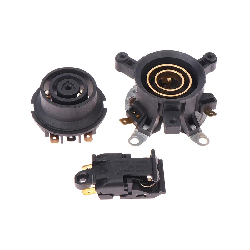 3pcs/set Electric Kettle Accessories Base Thermostat Temperature Switch Connector Coupler Socket Household Acessories: Default Title