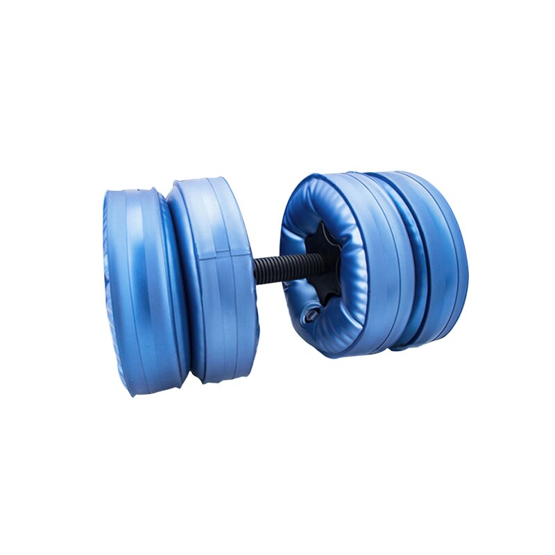 Fitness Water-Filled Dumbbell Fitness Adjustable Convenient Water Injection Dumbbell Fitness Equipment Training Arm Muscle: Blue