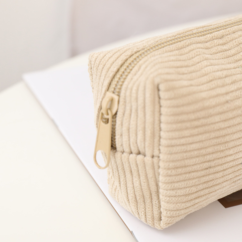 Estuche para lápices de pana bonito, estuche para bolígrafos con bordado de tiburón pequeño, para niñas y niños, suministros organizadores de papelería para escuela y oficina