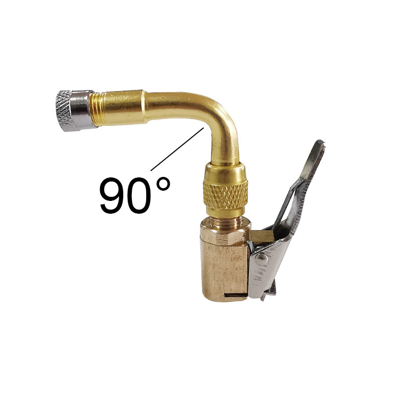 Juego de varillas de extensión de boquilla de núcleo de válvula 45 ° /90 ° /135 ° Tubo de extensión de inflado de neumáticos, bicicletas, motocicletas, automóviles, piezas de lanchas a motor: Gris oscuro
