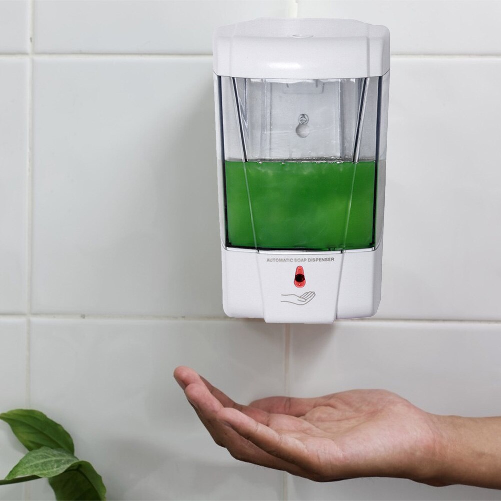 700ml Household Touch Free Touchless Wall Mounted Alcohol Auto Sensor Electric Automatic Hand Sanitizer Liquid Soap Dispenser