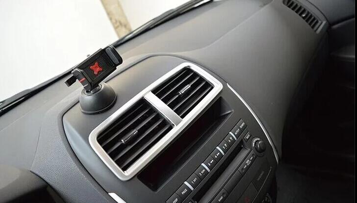 Pour peugeot 4008 ABS Chrome intérieur climatisation couvercle de ventilation 5 pièces