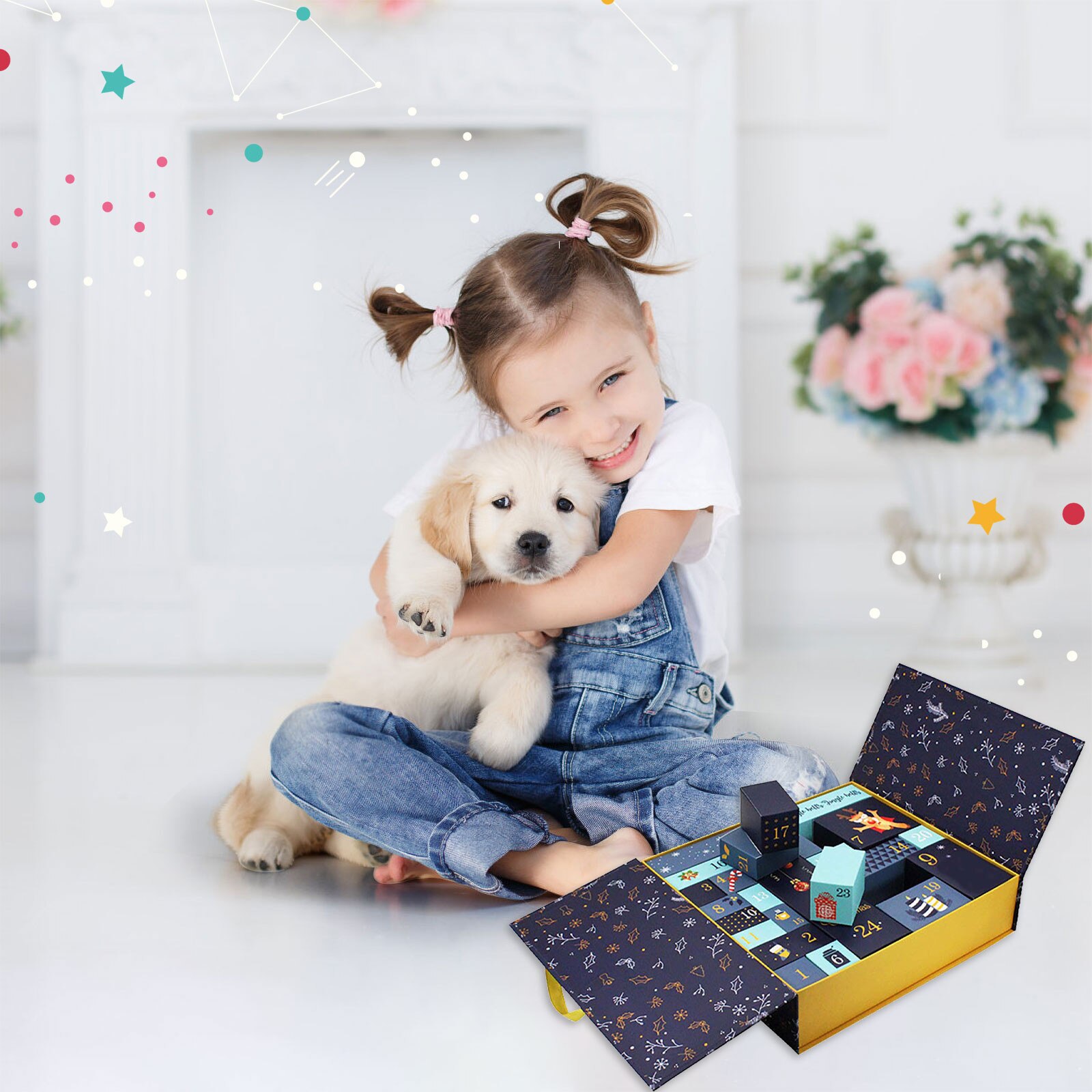 DIY Advent Calendar Paper Advent Calendar Box Christmas Countdown 24 Drawers Cabinet Calendrier De L Avent Children