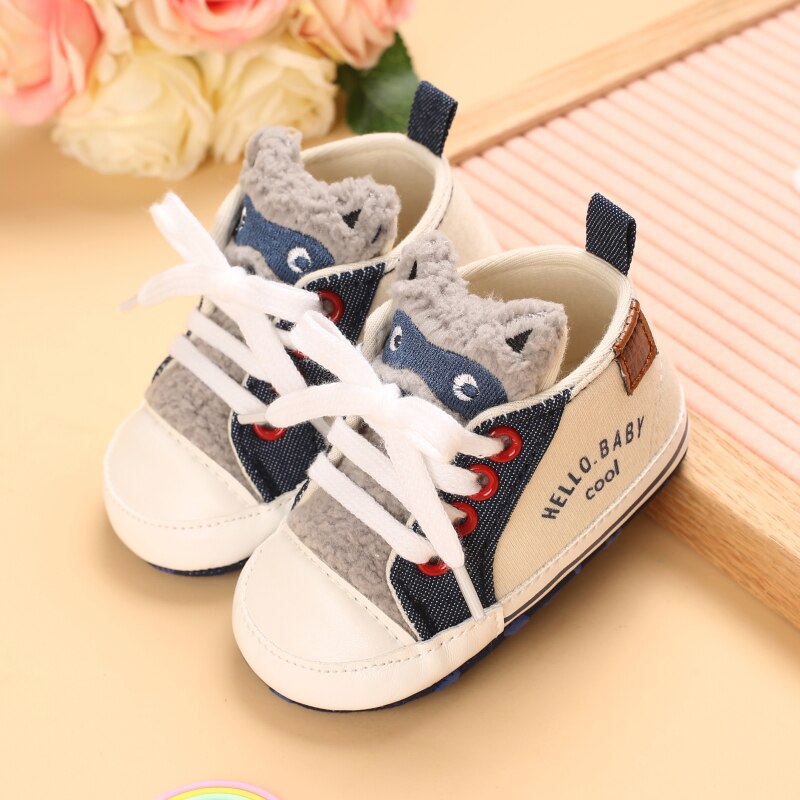 Frühling Und Herbst Stil 0-18 Monate Baby Lernt Zu Spaziergang Schuh Weiche Sohle Leinwand Schuh Baby Schuh SchöNe Karikatur Freizeit Schuhe: A / 7-12 Monate
