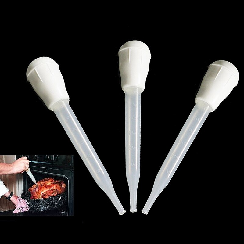 Ezlife bbq olie tube kylling kalkun kød klar tube juice pumpe  kt1028 tilbehør bbq baster værktøjer flydende sovs syr  t8 o 1