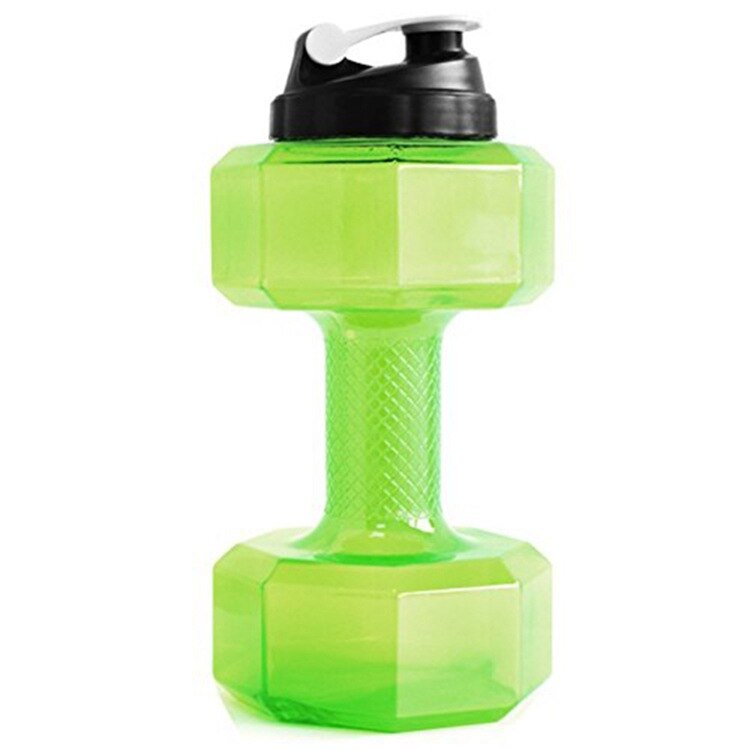 2200mL Portable Water Dumbbell Large Capacity Water Filled Dumbbells Weights for Fitness Home Gym Training Adjustable Dumbbells: green