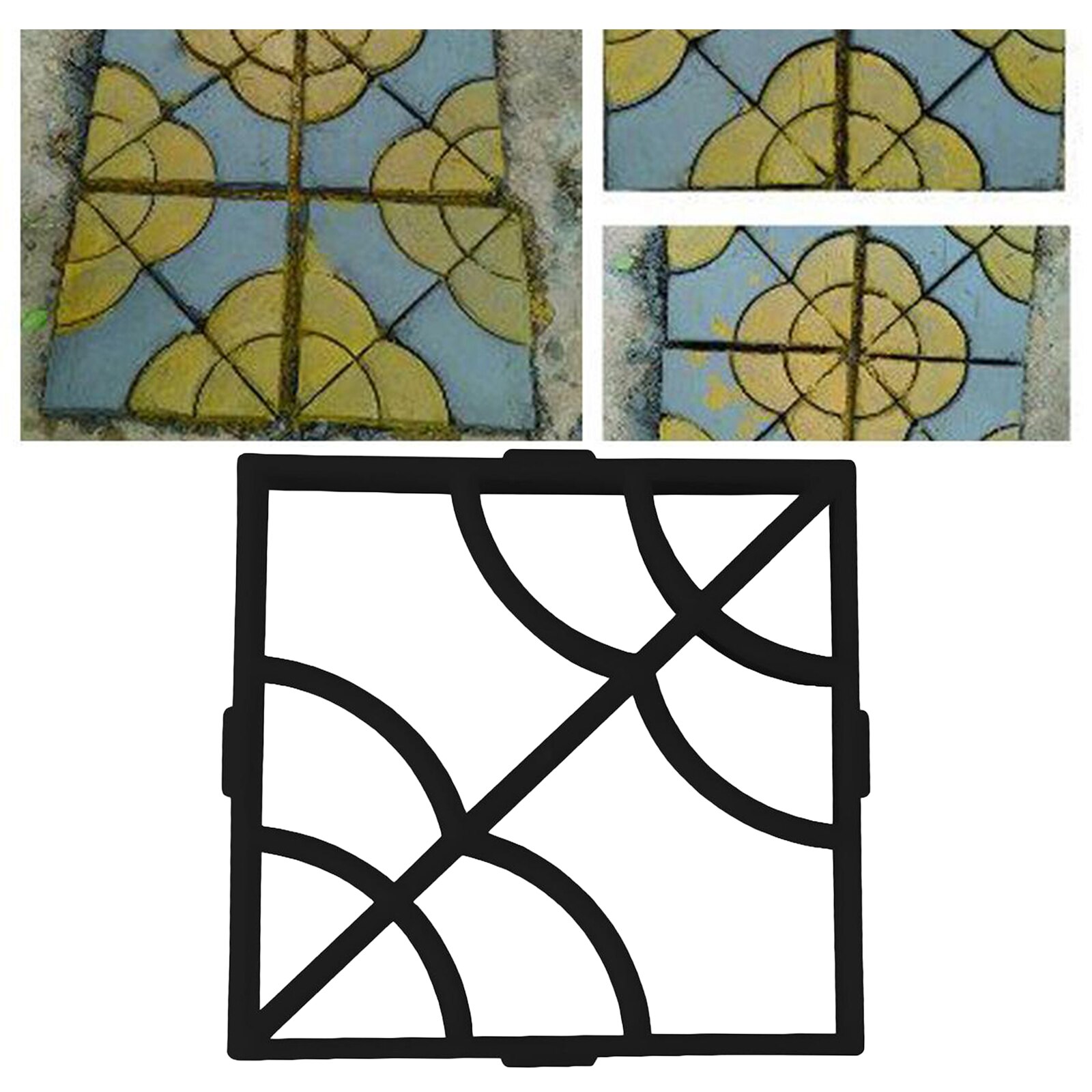 Tuin Gazon Oprit Path Vloer Bestrating Bestrating Mal Patio Concrete Stap Steen Loopbrug Oprit Maker Mould