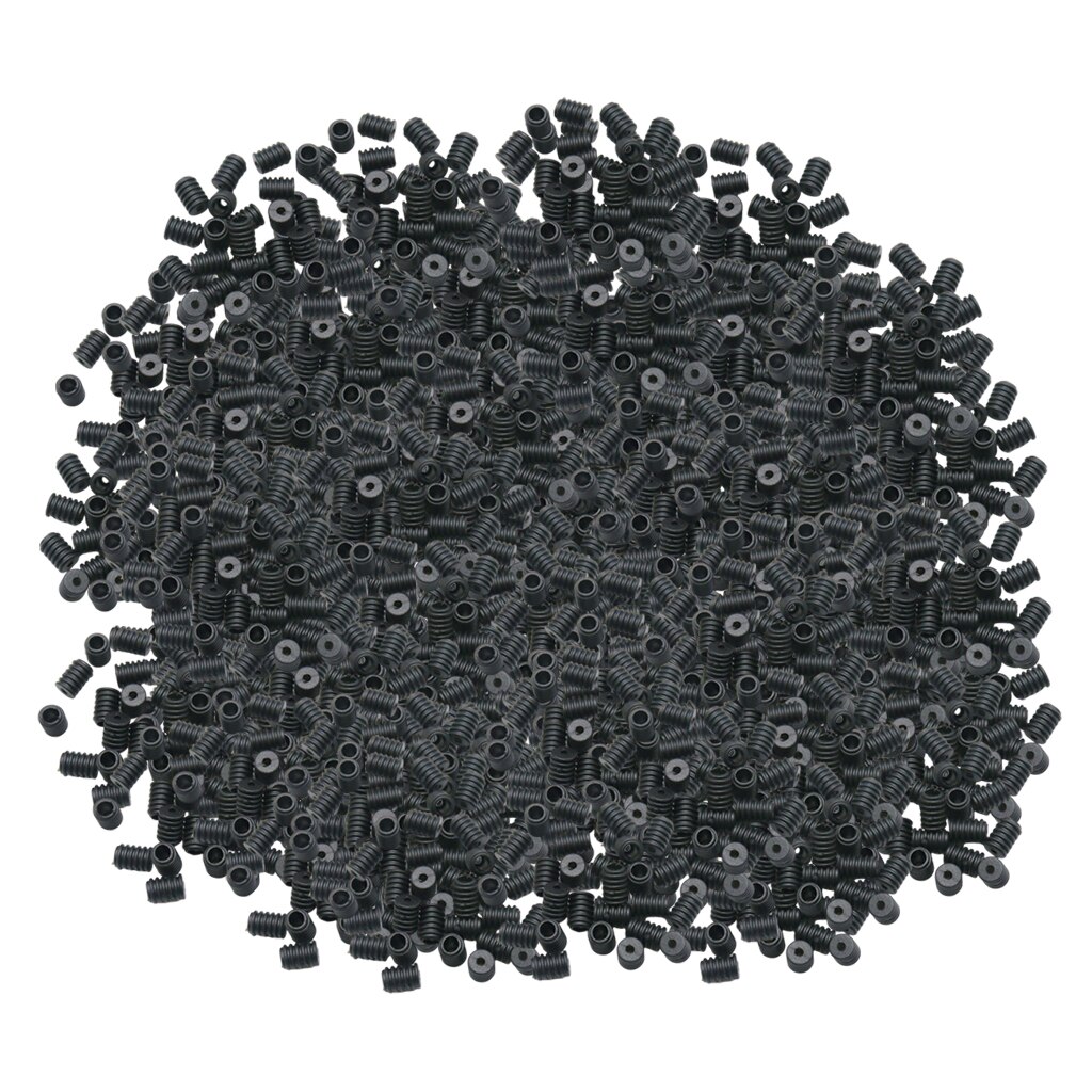1000 Pieces Lock Ends Toggle Silicone Cord Stopper Rubber Adjuster For Making Face Mask: Black 9x6mm