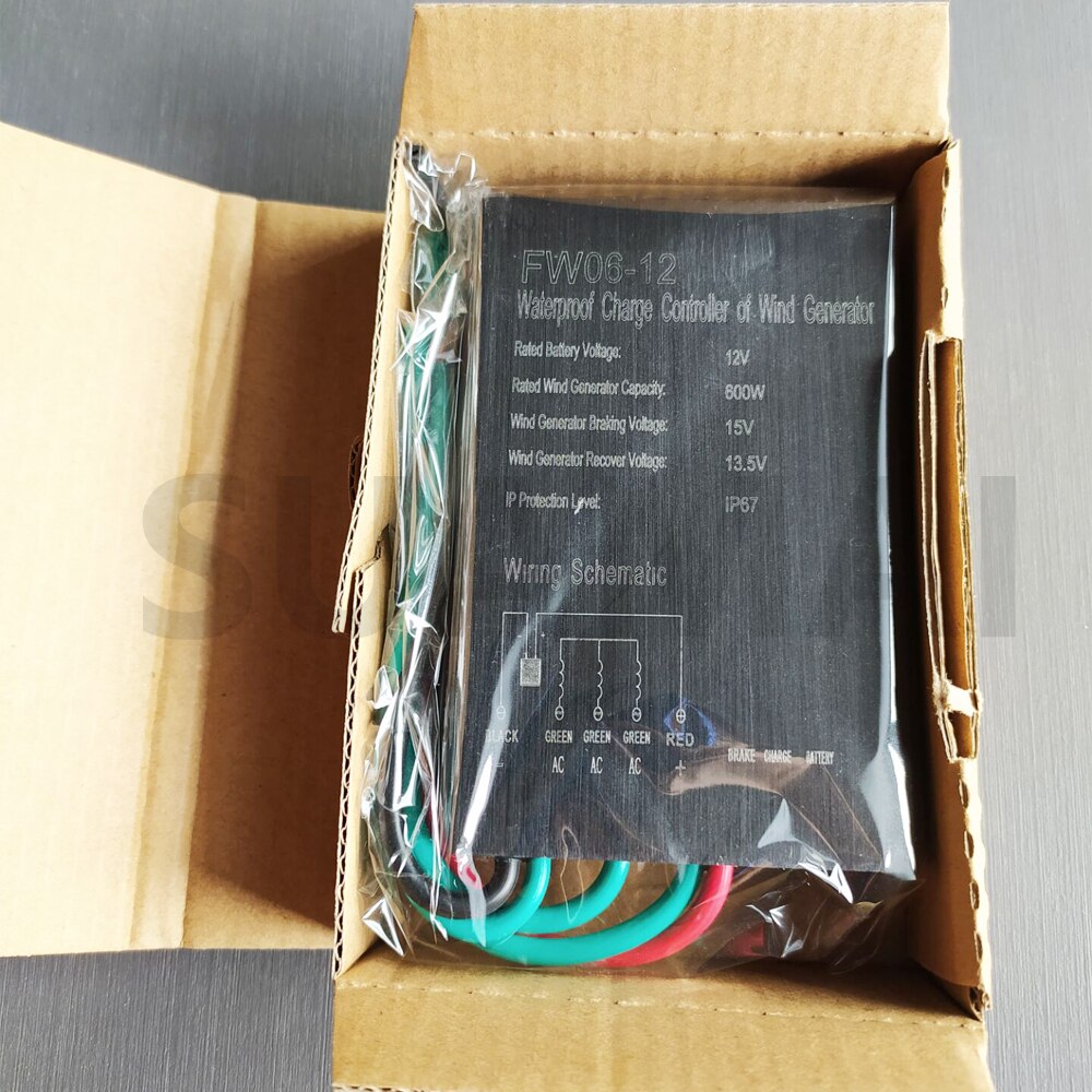 Controller For Wind Turbine Charger 12V/24V 600W Work Waterproof Wind Turbine Charge Controller Regulator Of Windmill