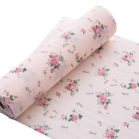 Küche Tisch Schublade Regal Liner Kontaktieren Papier Wasserdichte matt Pad Keine Rutschte: gebrochen Blumen / 300x30 cm