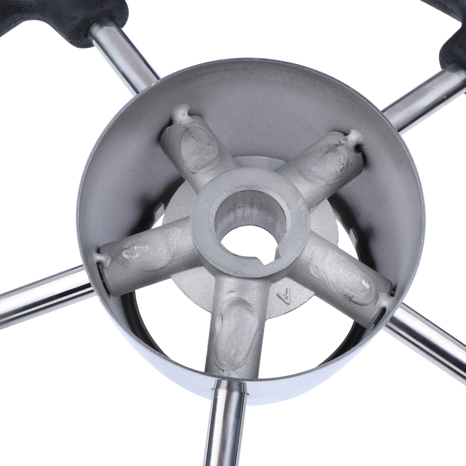 Boat Accessories Marine 11 Inch stainless steel 5 Spoke Destroyer Steering Wheel with Black Foam