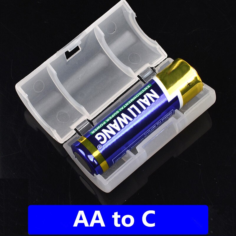 Aaa Naar Aa Batterij Adapter 2AA Naar D Batterij Converter Houder Aa Naar C Battery Adapter Voor Batterij Converter Adapter case