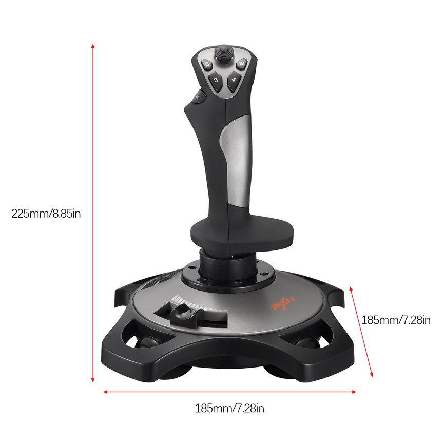 Simulador de vuelo con Joystick de PXN-2113, controlador de mando, simulador de vuelo de Pc, palo de cabina para PC/escritorio