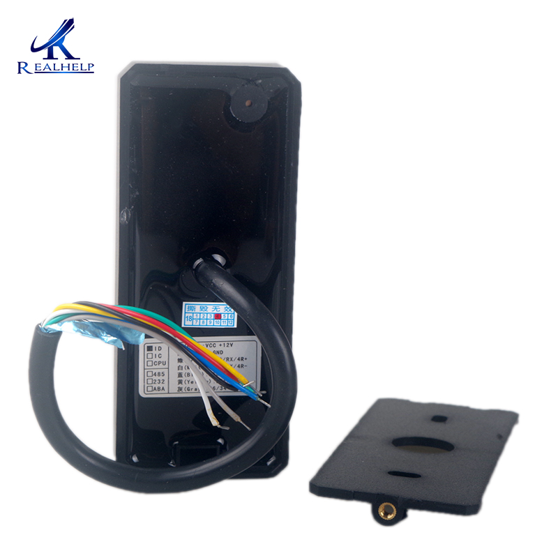 Realhelp IP65 Waterproof MINI Access Card Reader 125 kHz ID Wiegand26 RFID Card Reader for Access Control Board System