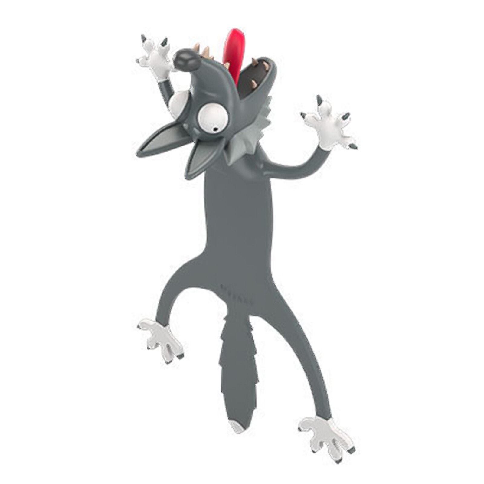 3D Stereo Cartoon Marker Animal Bookmarks Cute Cat PVC Material Funny Student School Stationery Children Bookmark: B