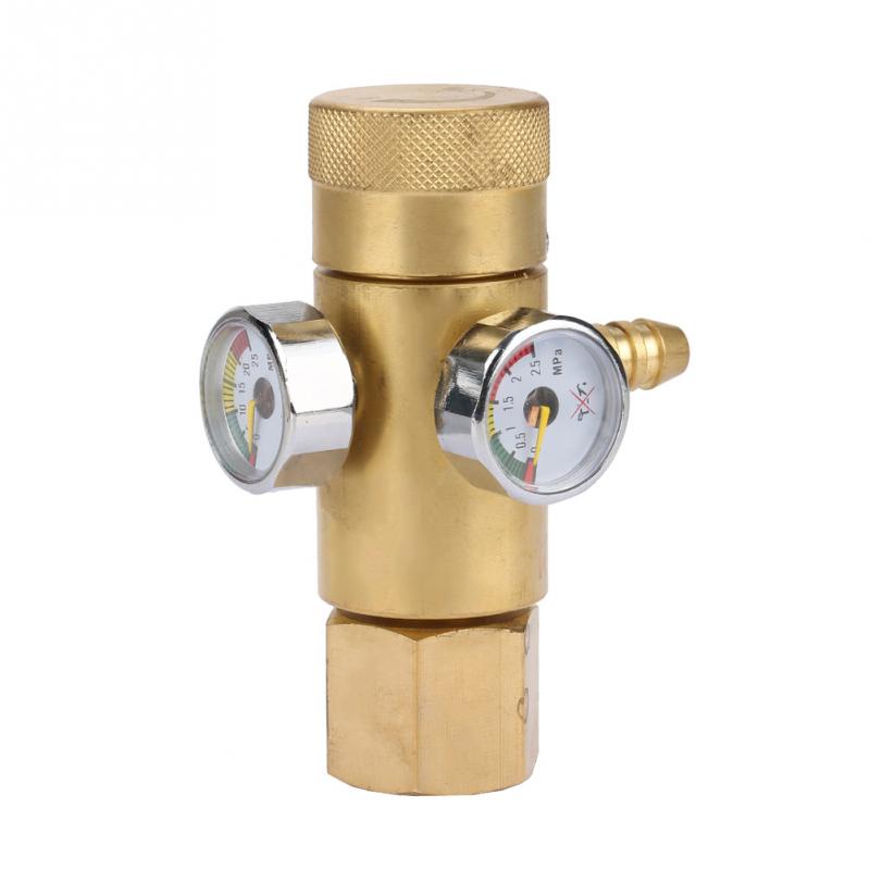 0.4-25MPa Air Pressure Regulator Oxygen Gas Pressure Reducer Air Flow Regulator Pressure Gauge Compressor Control Reducing Valve