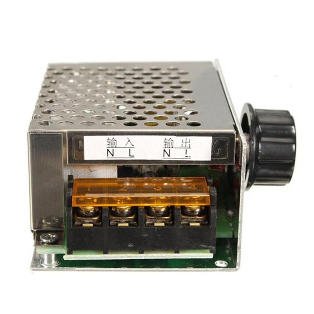 Ac 220v 4000w scr spændingsregulator dæmper elektronisk motorhastighedsregulator