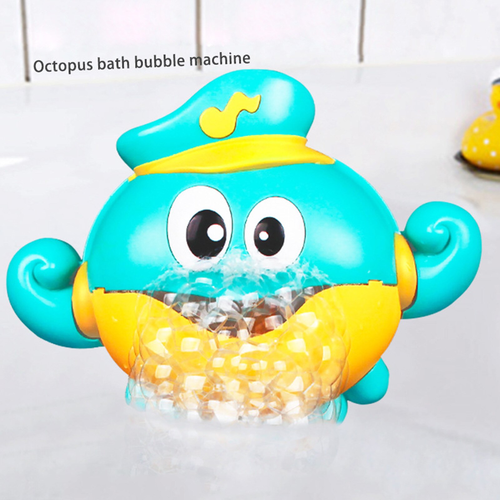 Kleine Octopus Elektrische Bubble Machine Automatische Bubble Camera Kinderen Zeepbellen Blower Elektrische Muziek Licht Speelgoed