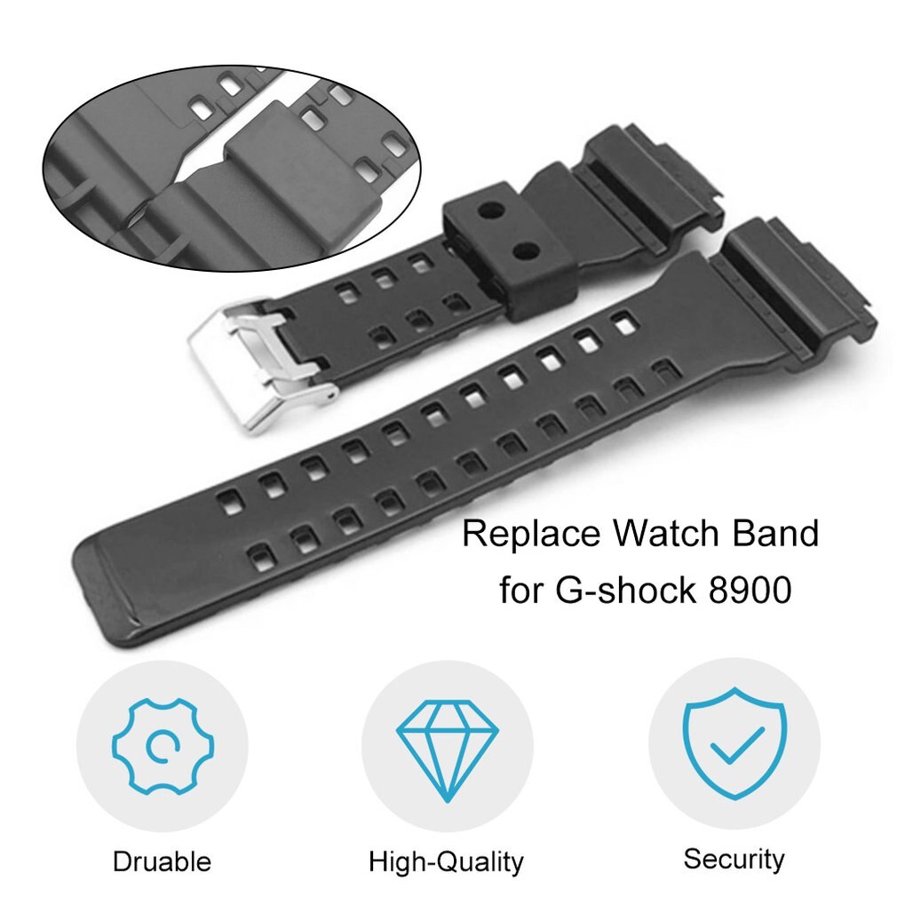 Replace Watch Band Leather Watch Strap Replacement Watch Band watch Accessories Wristband for g-shock 8900
