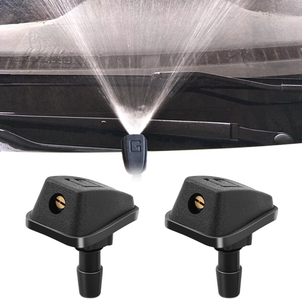 2Pcs Car Front Windshield Water Spray Wiper Accessories for Subaru Forester peugeot 3008 4008 LADA XRAY Alfa Romeo Stelvio