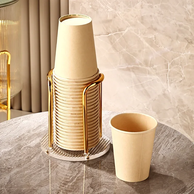 Simple Paper Cup Holder, Disposable Storage Rack, Multifunctional Coffee and Milk Tea Storage Rack Extractor